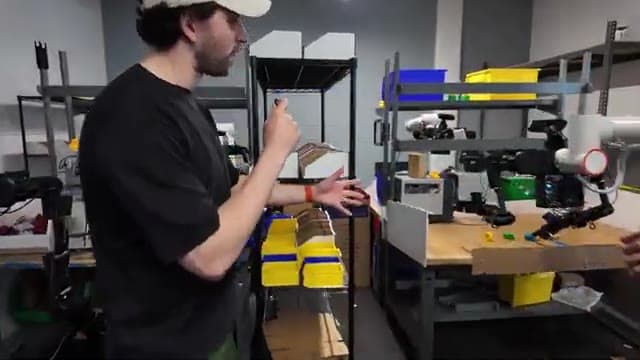 An Ultra robot with two arms in the company's Brooklyn lab